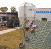 SILOS PASZOWY , NA PELLET, Z WŁÓKNA SZKLANEGO 2,4T, 4 M3