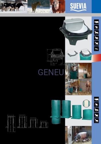 Podstawa pod poidło ( izolowana) do poideł podgrzewanych  firmy SUEVIA  80 cm 
