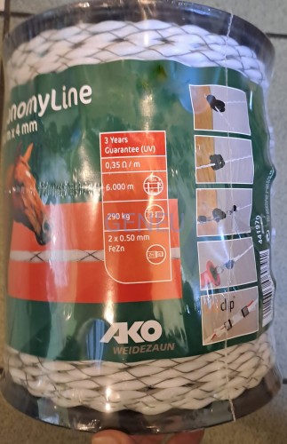 LINKA  200 m x 4 mm ECONOMY LINE ( OGRODZENIE PASTWISK)