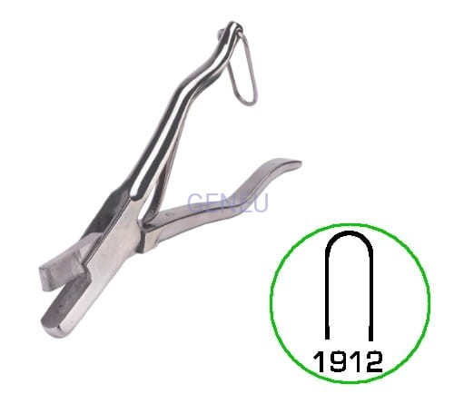 Karbownica do znakowania uszu U